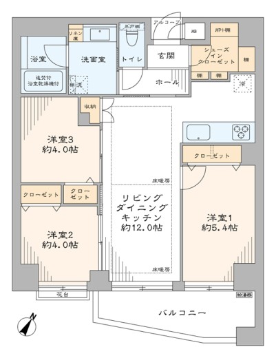 3LDK(間取)